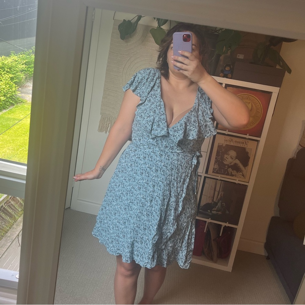 Frills Floral Dress